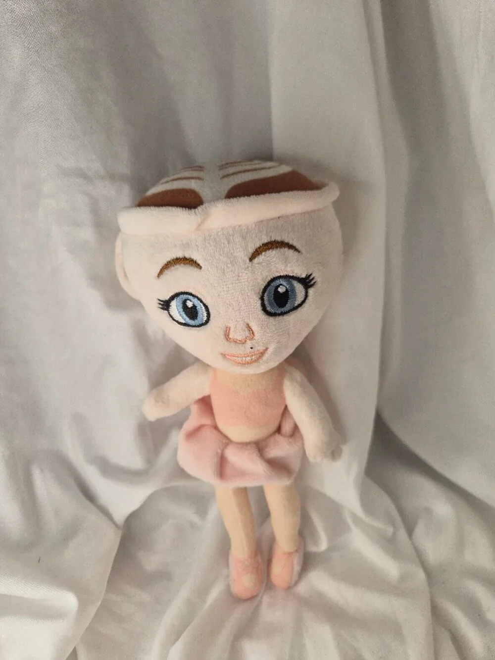 Ballerina Cappuccina Plush - Viral Meme Stuffed Toy - Coffee Cup Ballerina Doll